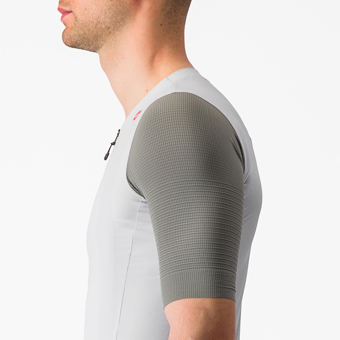 Maglia CASTELLI PREMIO manica corta Bianco/Grigio