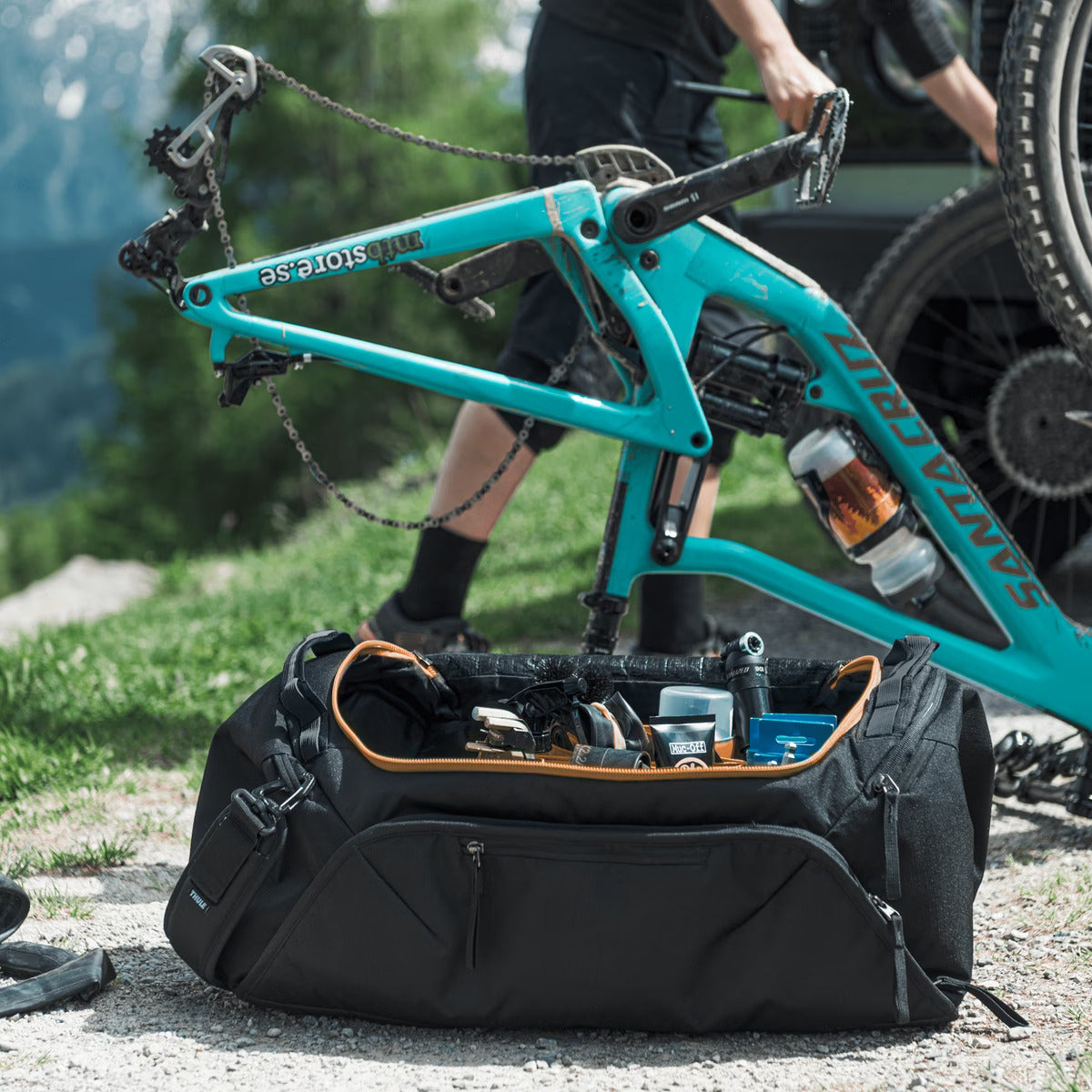 Borsa da viaggio THULE ROUNDTRIP 55 L Nero