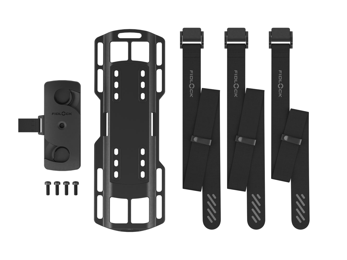 FIDLOCK TWIST UNI CONNECTOR XL portaborraccia Nero