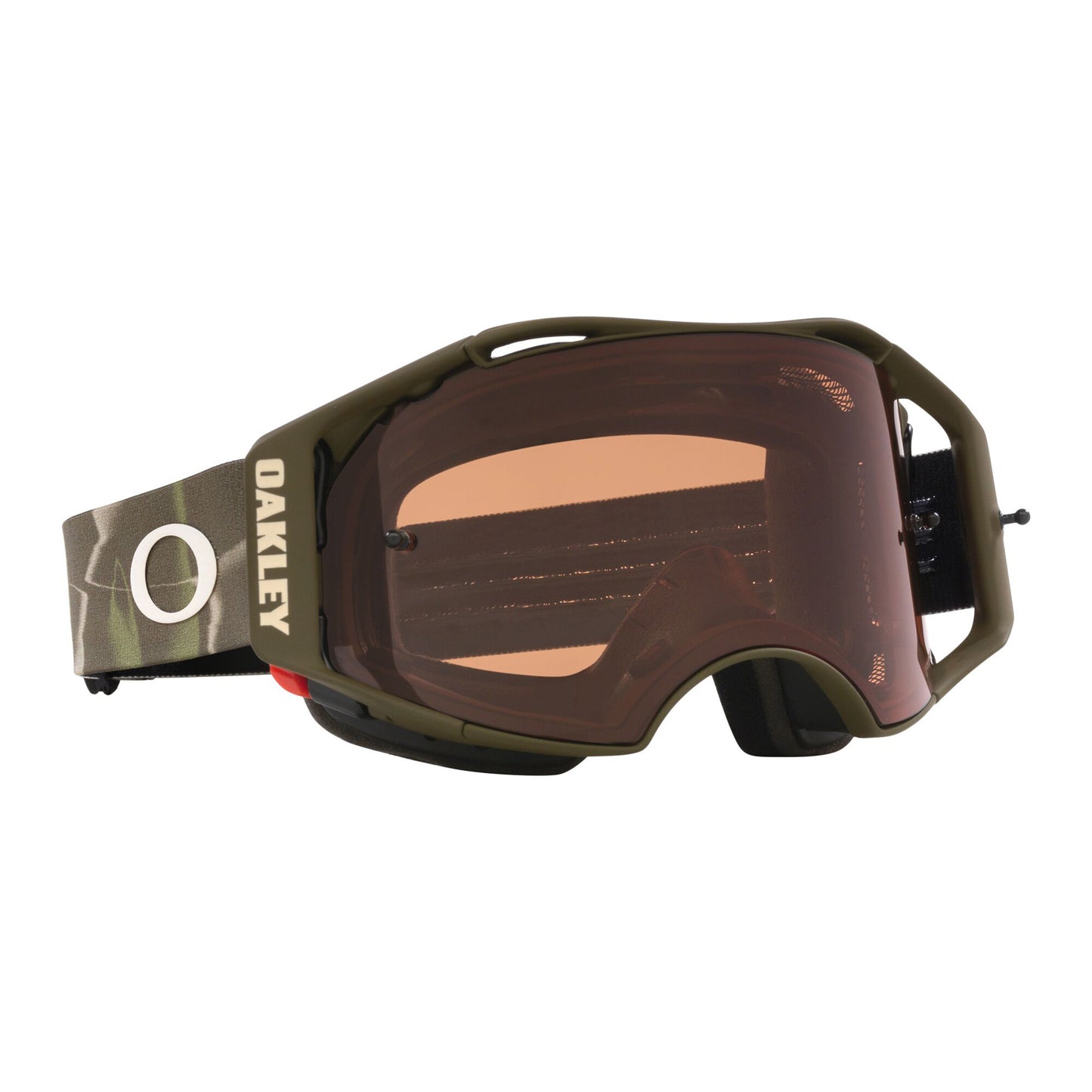 OAKLEY AIRBRAKE MTB Maschera mimetica Dark Brush Prizm Mx Bronzo