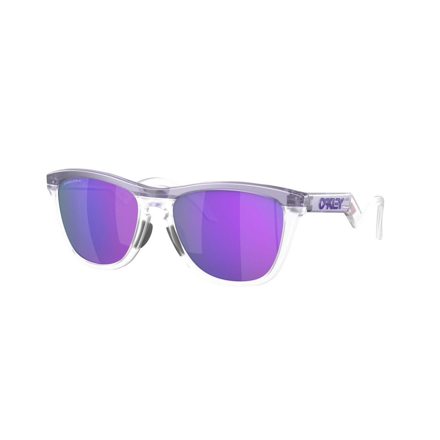 Occhiali OAKLEY FROGSKINS HYBRID Matte Trans lilla/clear Prizm Violet