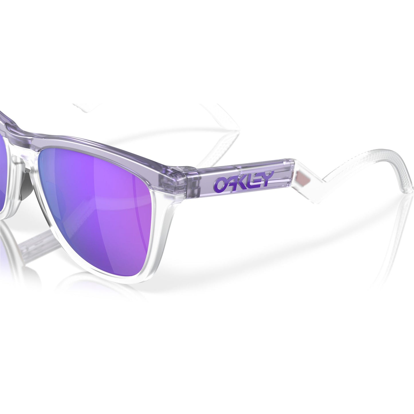 Occhiali OAKLEY FROGSKINS HYBRID Matte Trans lilla/clear Prizm Violet