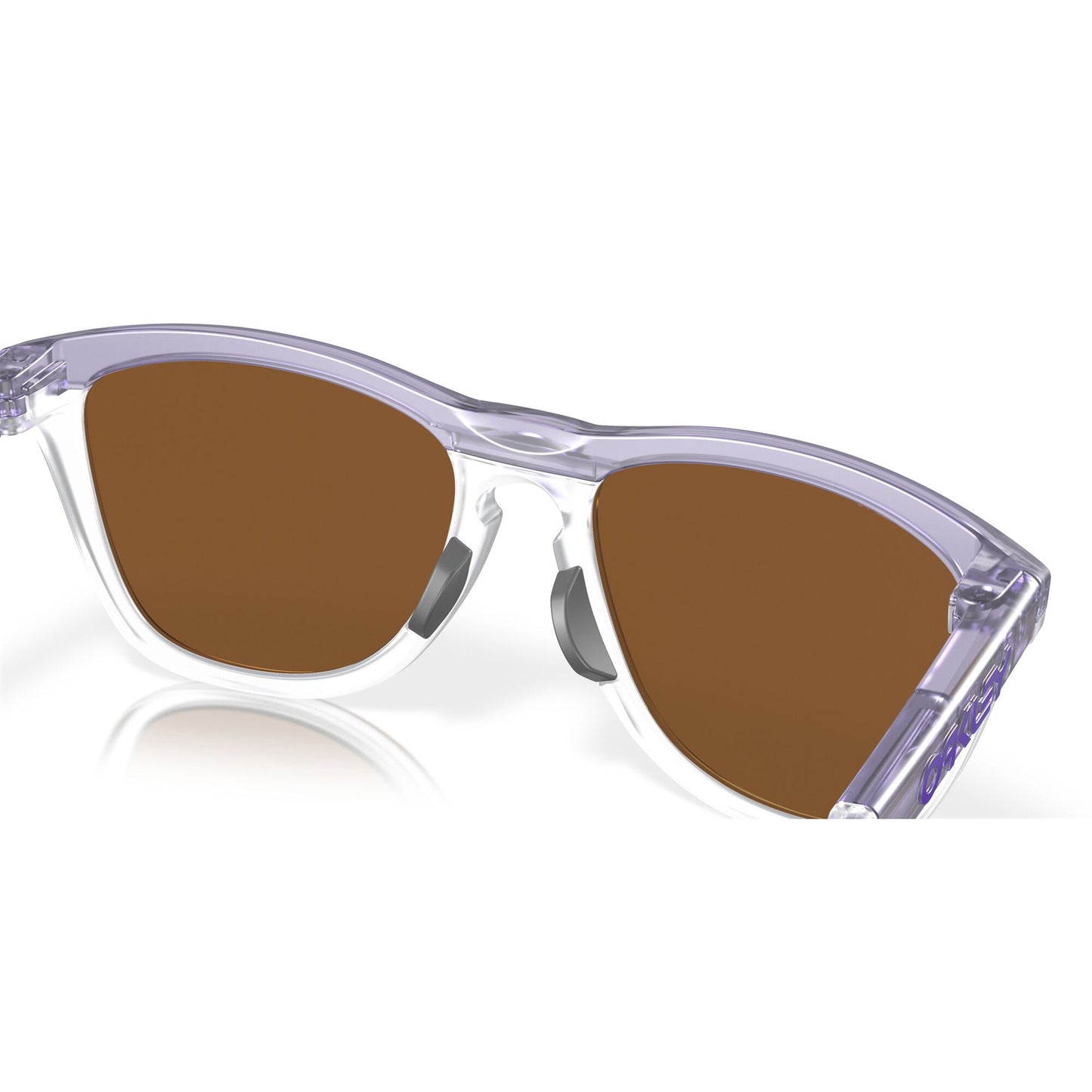 Occhiali OAKLEY FROGSKINS HYBRID Matte Trans lilla/clear Prizm Violet