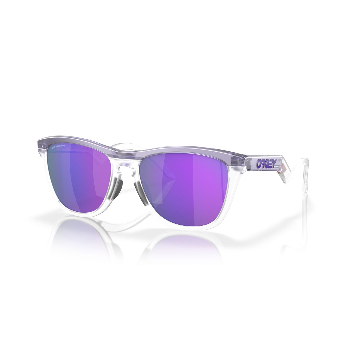 Occhiali OAKLEY FROGSKINS HYBRID Matte Trans lilla/clear Prizm Violet
