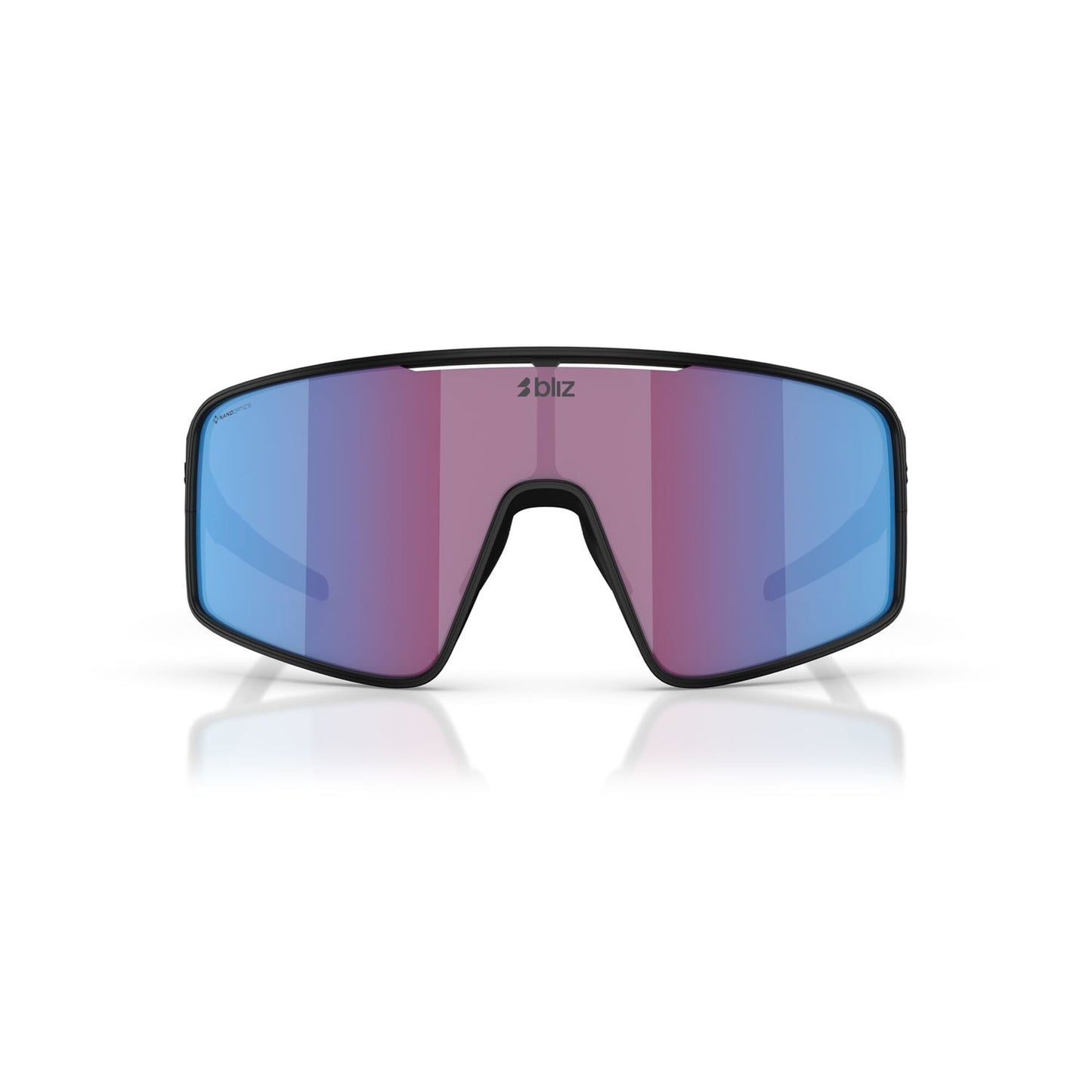 BLIZ P001 S Nero opaco Rosa Viola Blu a specchio