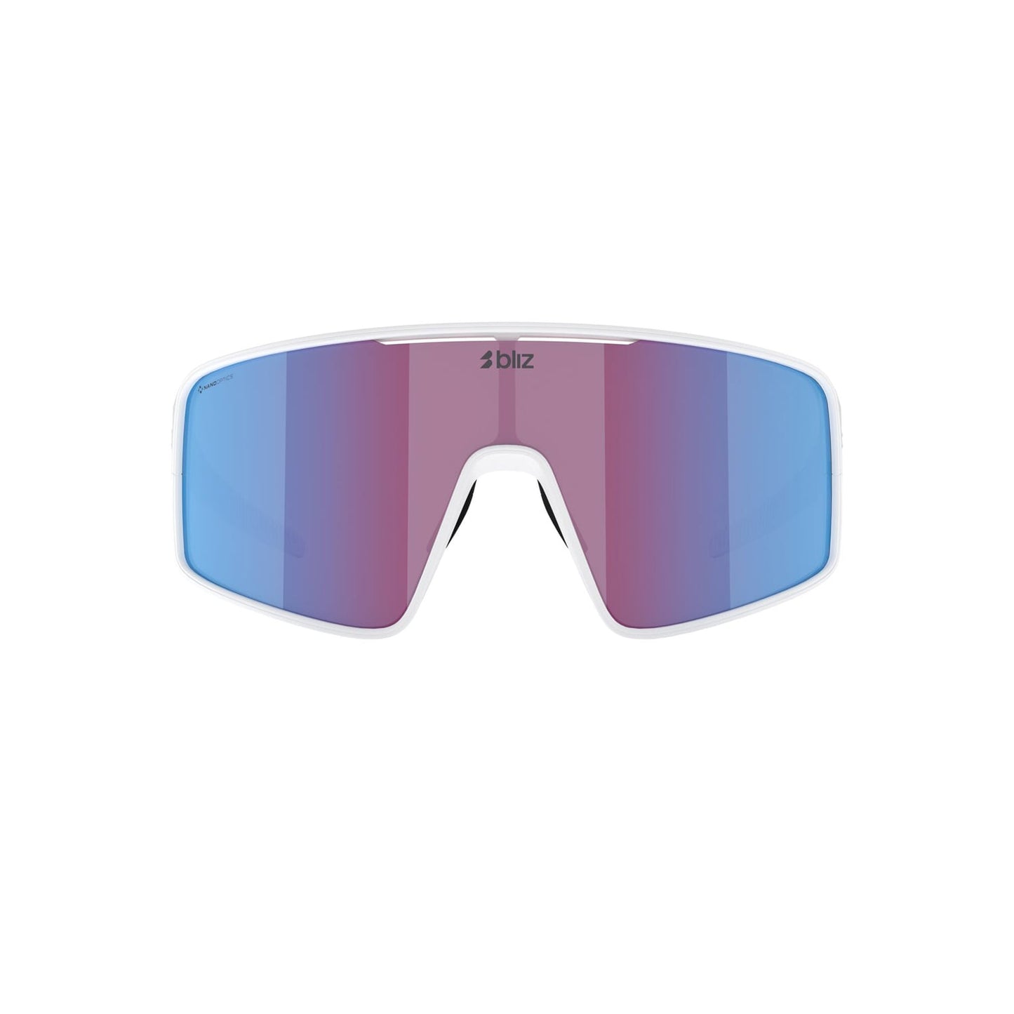 Occhiali BLIZ P001 Bianco Schermo Rosa Viola Blu Specchio