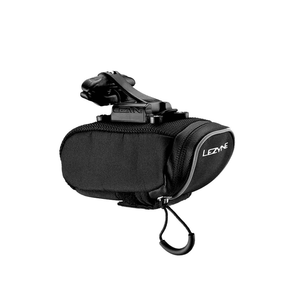 Borsa sottosella LEZYNE Micro Caddy nera con sistema QR