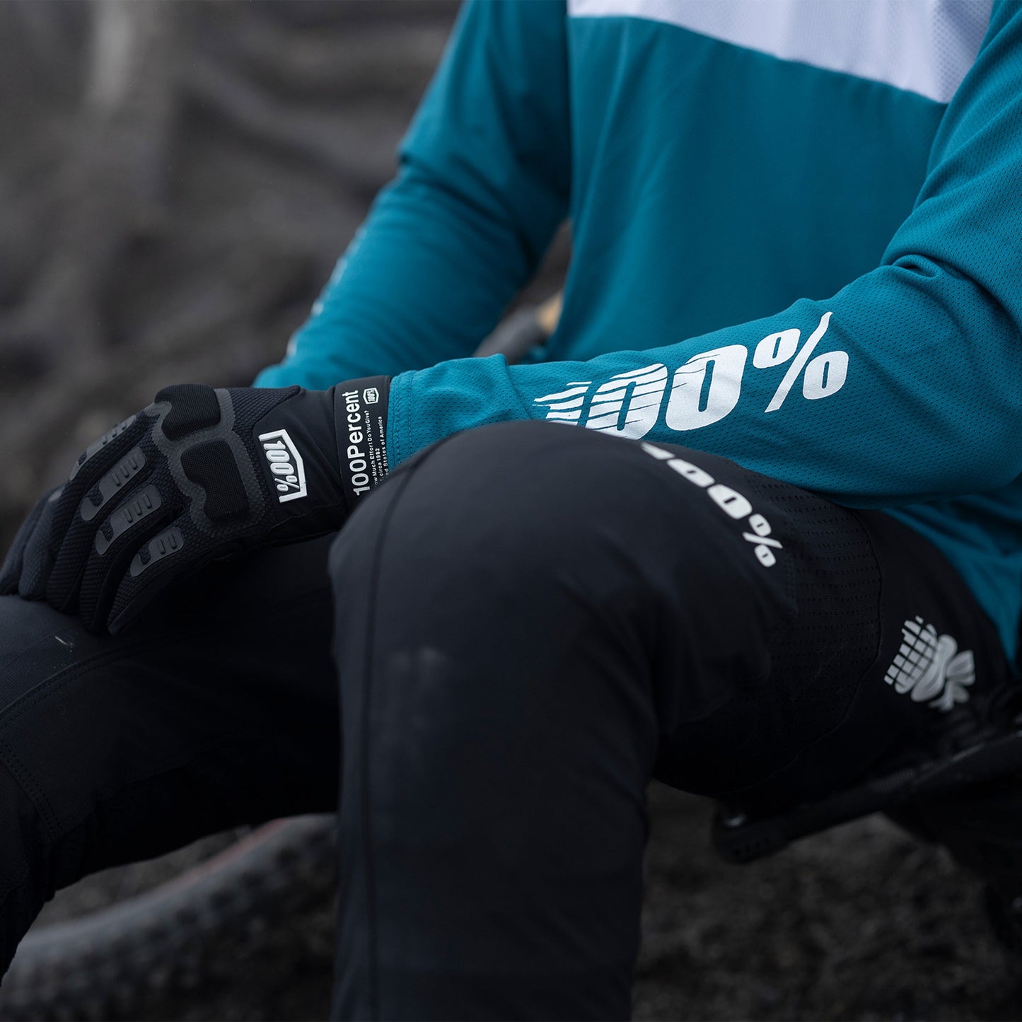 100% Guanti LANGDALE Nero
