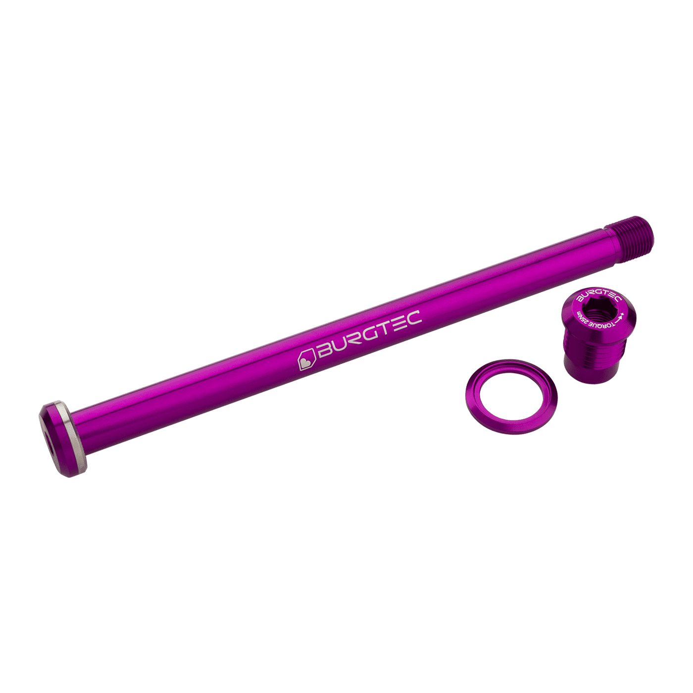 BURGTEC Assale ruota posteriore 174 mm per telaio Yeti viola