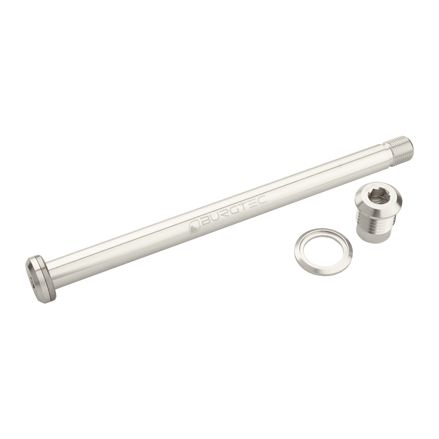 BURGTEC Assale ruota posteriore 174 mm per telaio Yeti Argento