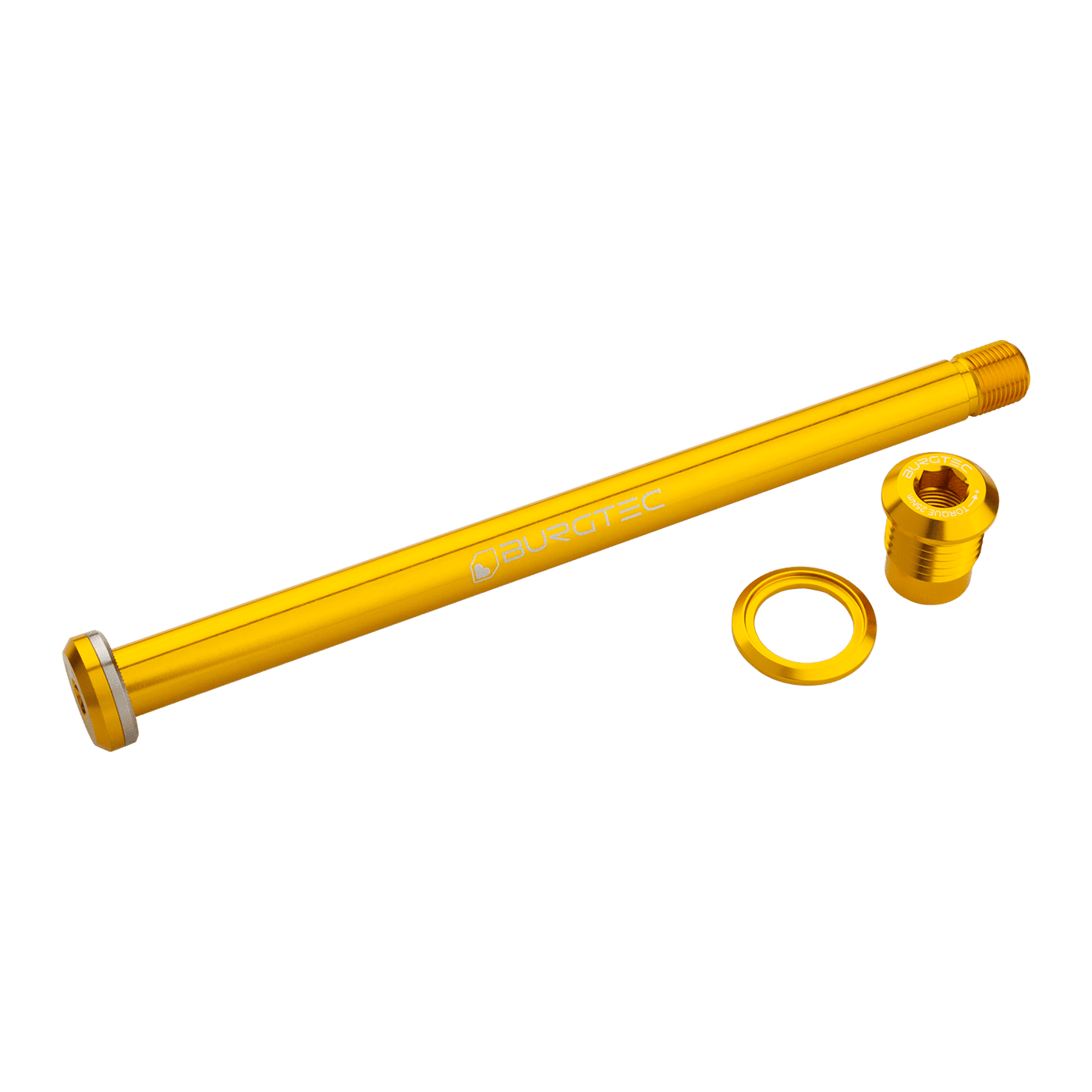 Asse ruota posteriore BURGTEC 174 mm per telaio Yeti Gold