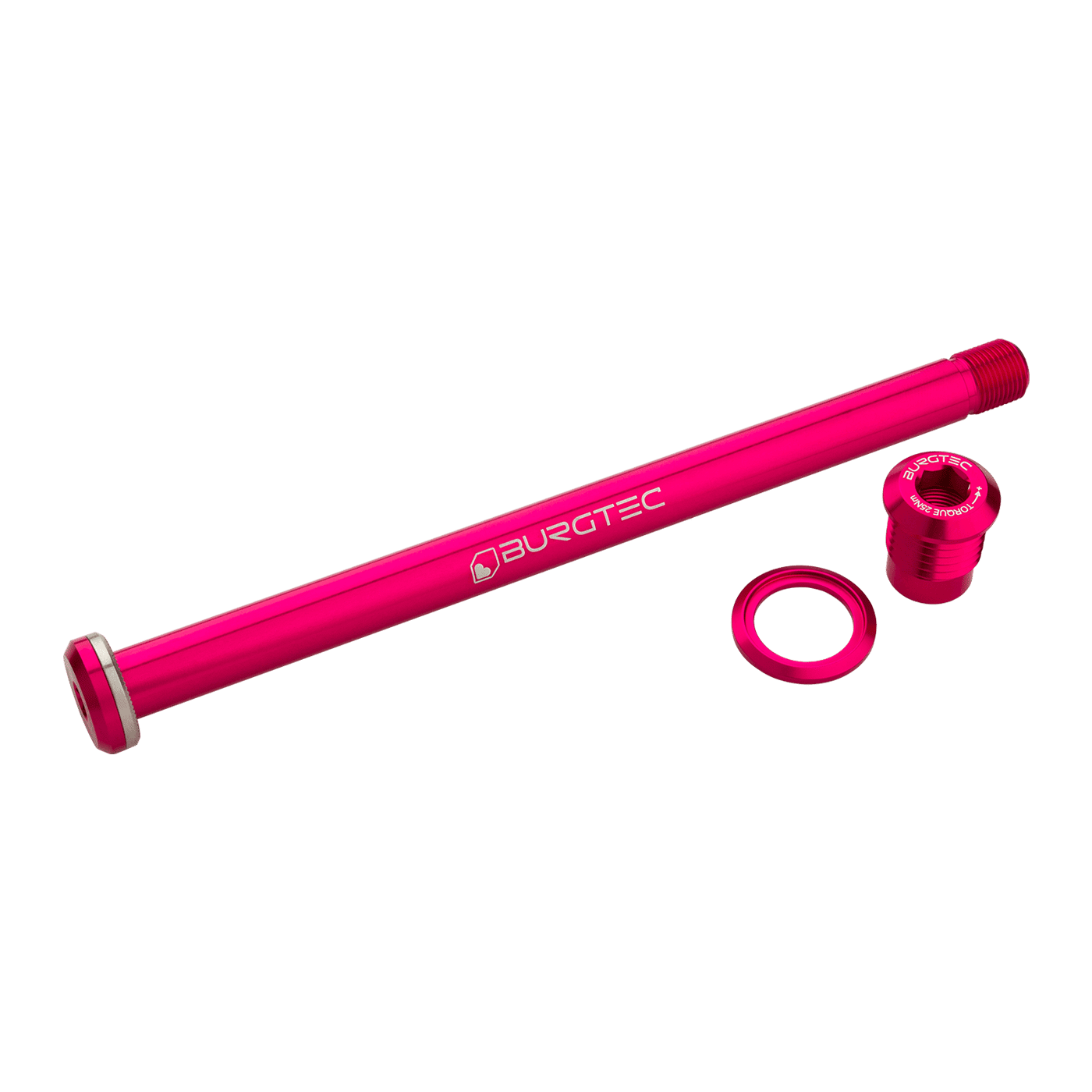 BURGTEC 174 mm asse ruota posteriore per telaio Yeti rosa