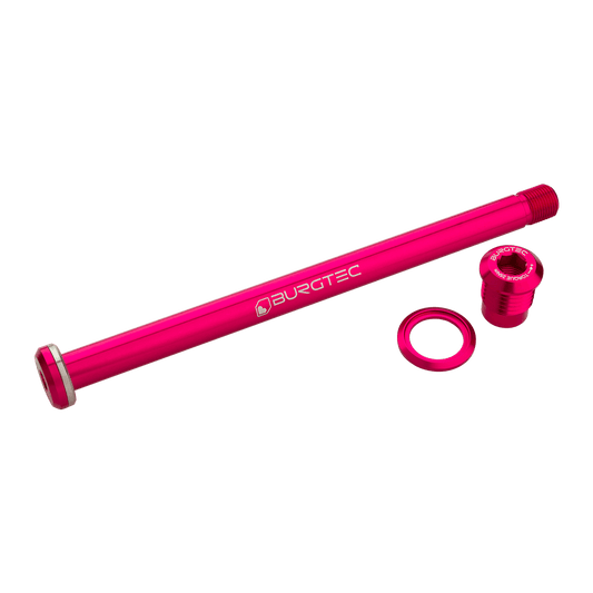BURGTEC 174 mm asse ruota posteriore per telaio Yeti rosa