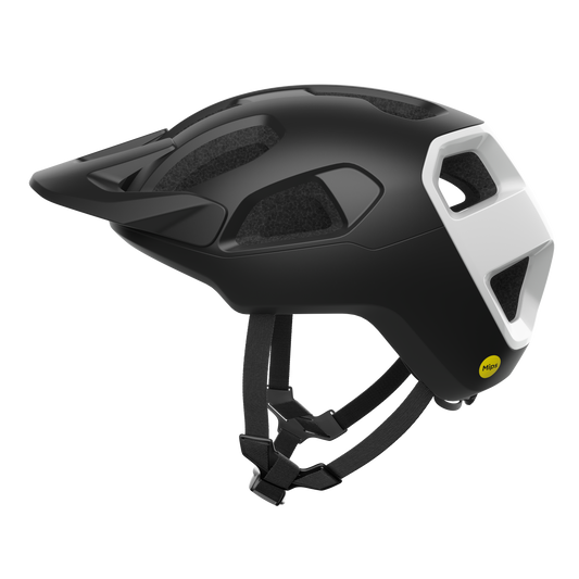 POC CULARIS Casco MTB Nero Opaco/Bianco