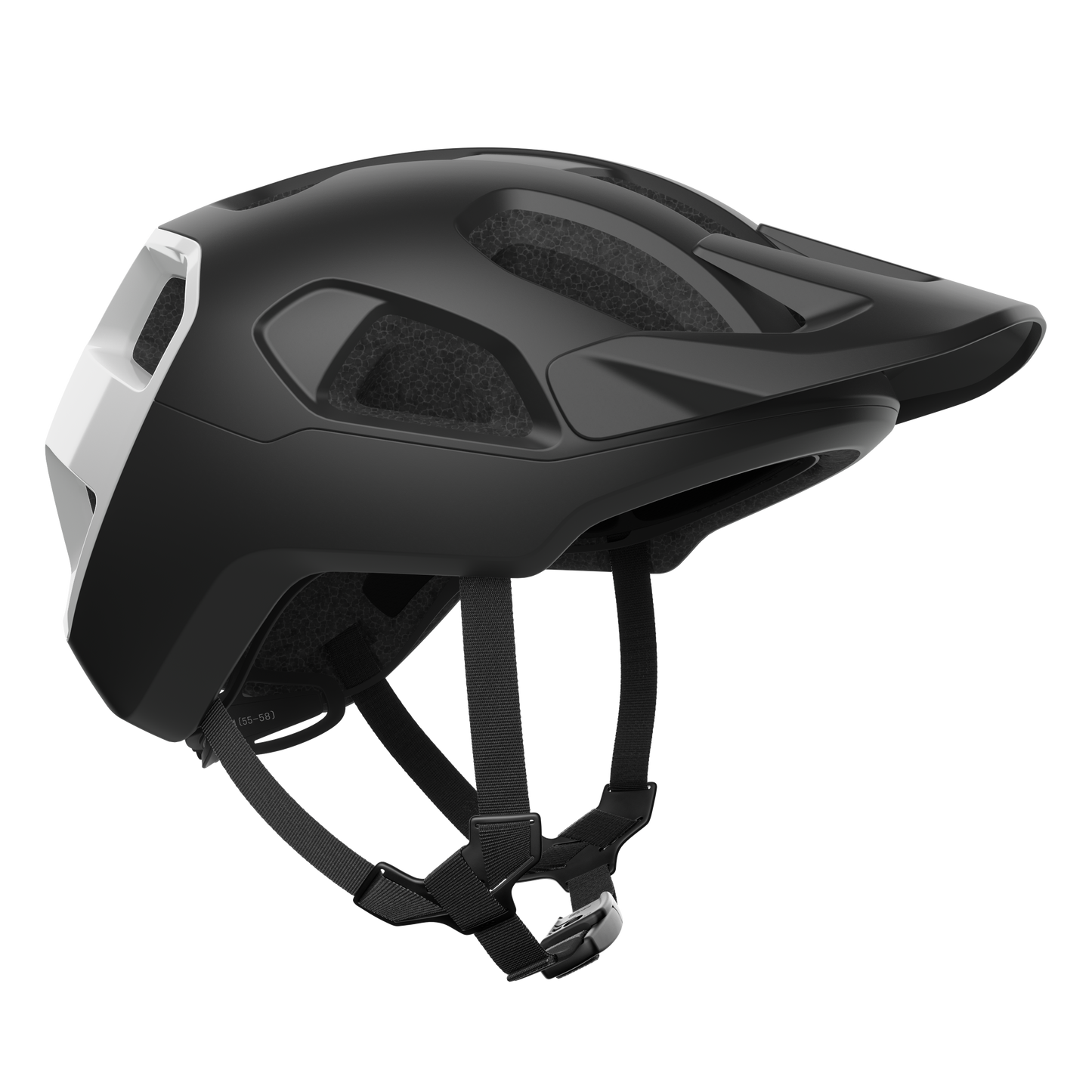 POC CULARIS Casco MTB Nero Opaco/Bianco