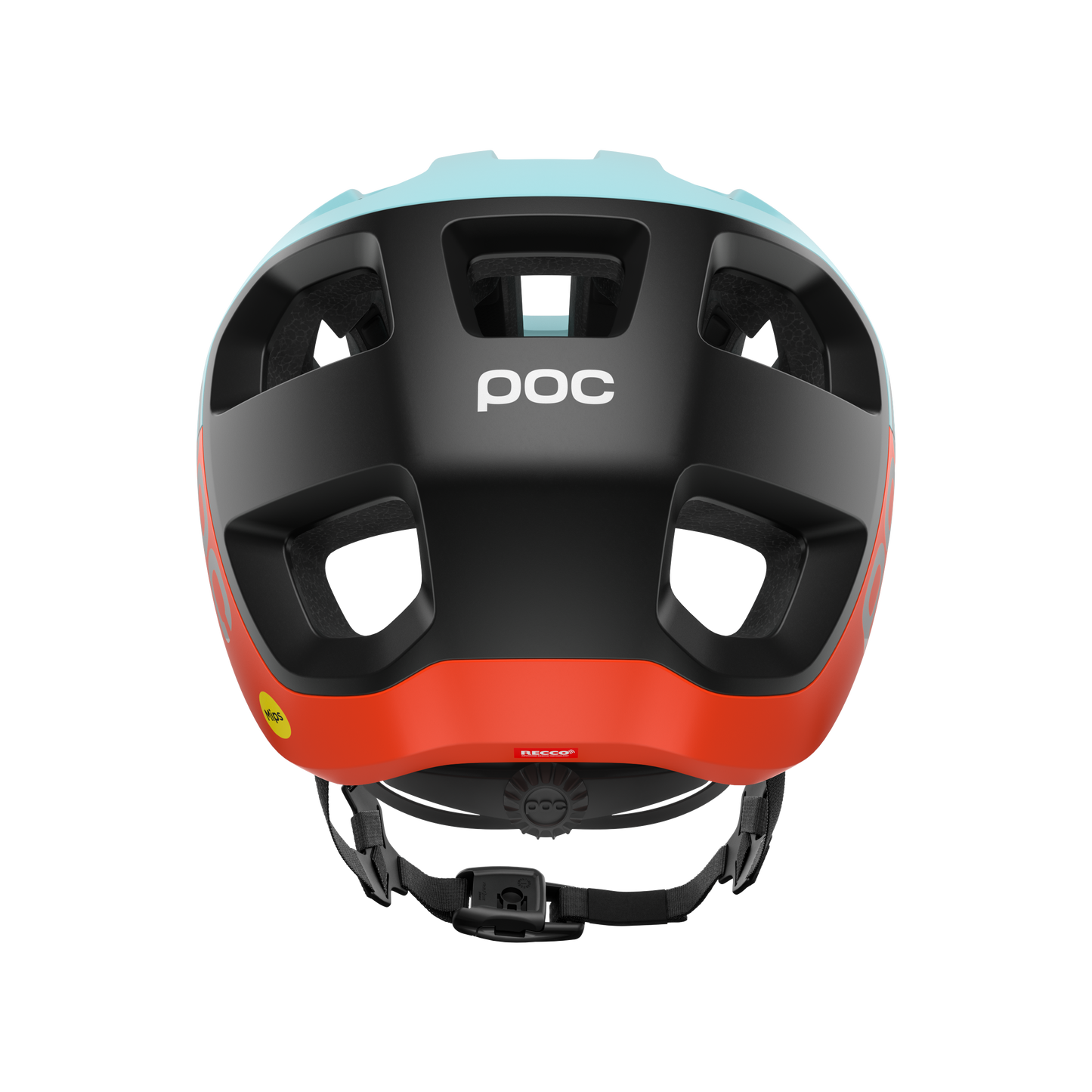 POC CULARIS Casco MTB Blu/Arancione Opaco