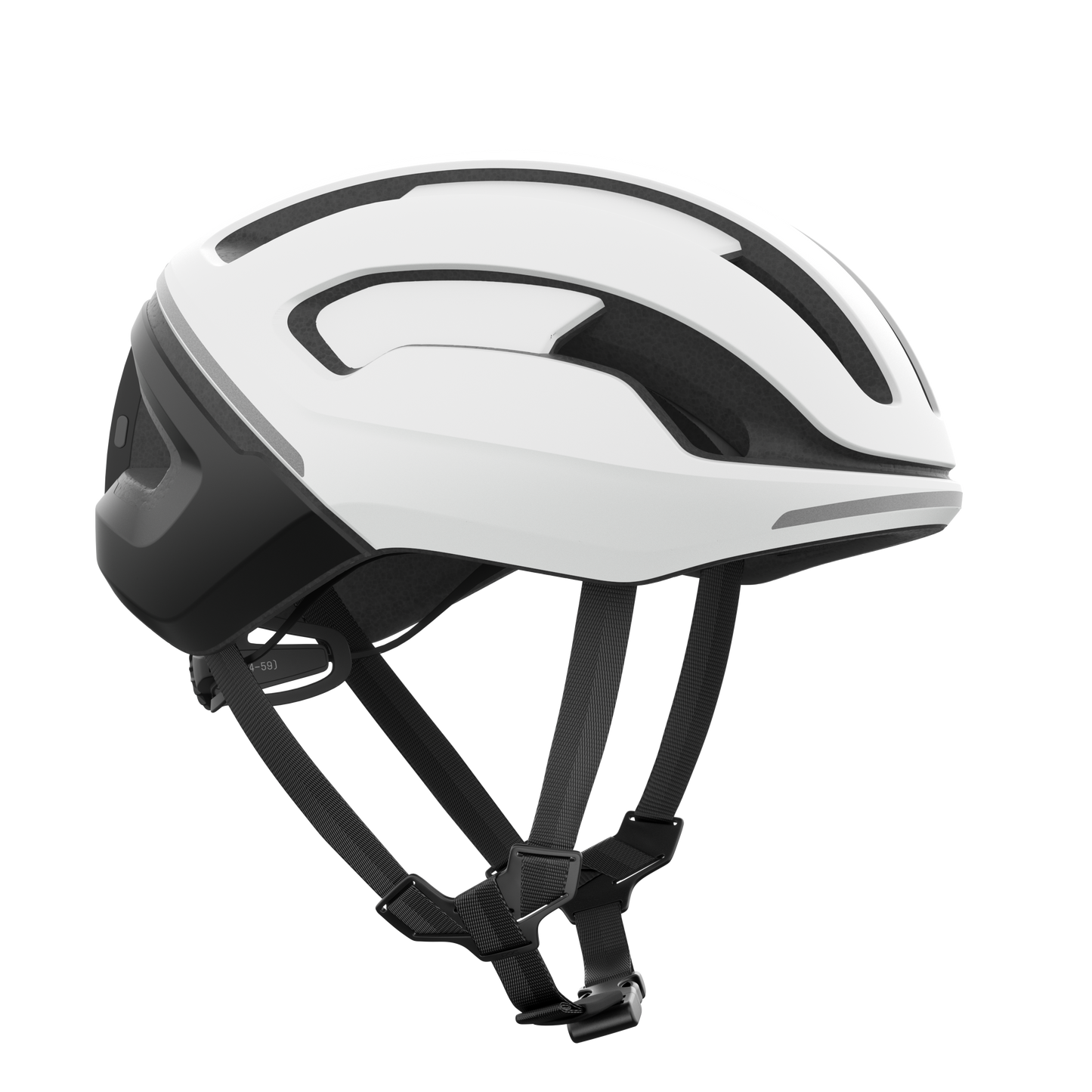 POC OMNE BEACON MIPS Casco da strada Bianco/Nero Opaco