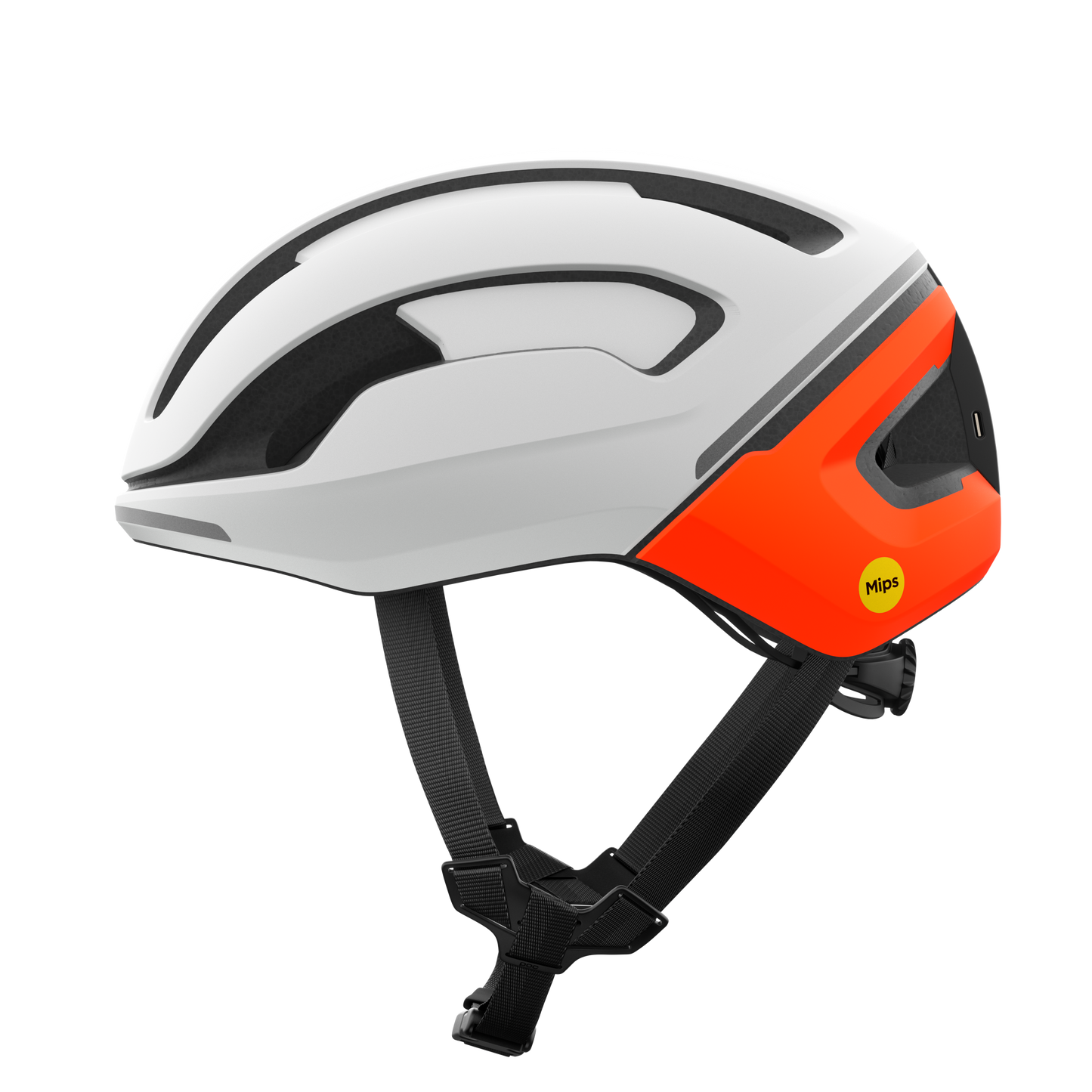 POC OMNE BEACON MIPS Casco da strada Arancione Bianco Opaco