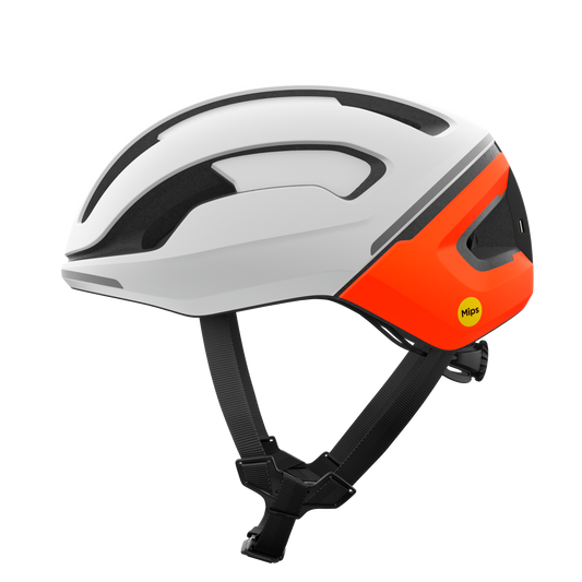 POC OMNE BEACON MIPS Casco da strada Arancione Bianco Opaco