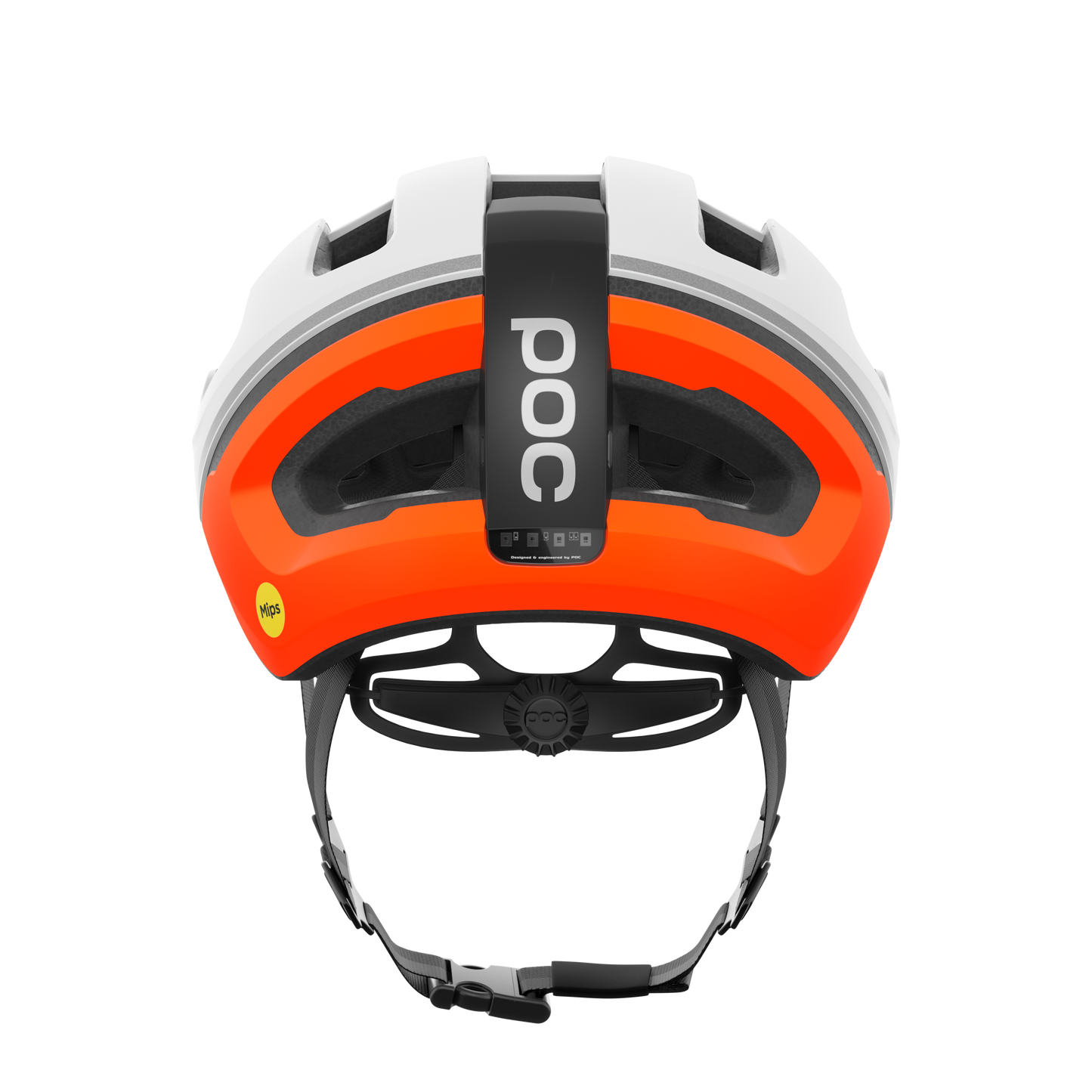 POC OMNE BEACON MIPS Casco da strada Arancione Bianco Opaco