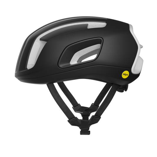 POC CYTAL MIPS Casco da strada Nero Opaco/Bianco Opaco