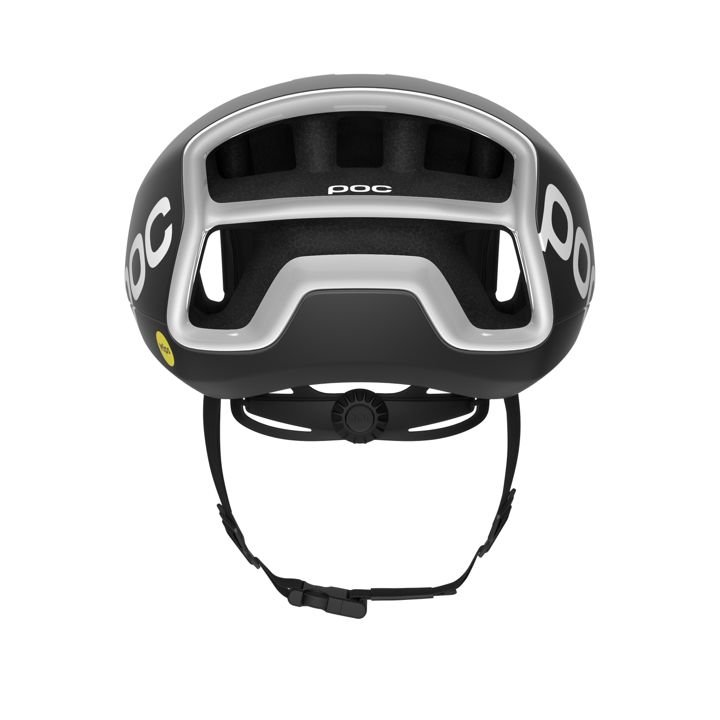 POC CYTAL MIPS Casco da strada Nero/Bianco Logo opaco