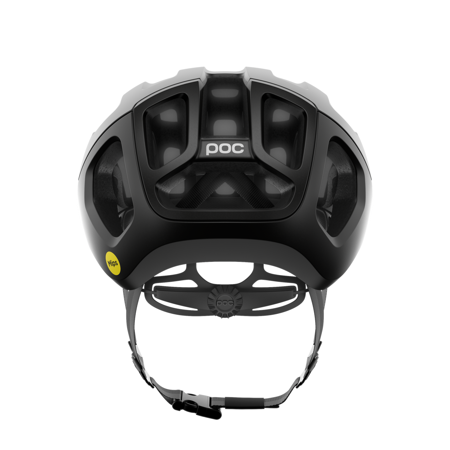 POC VENTRAL TEMPUS MIPS Casco da strada Nero Opaco