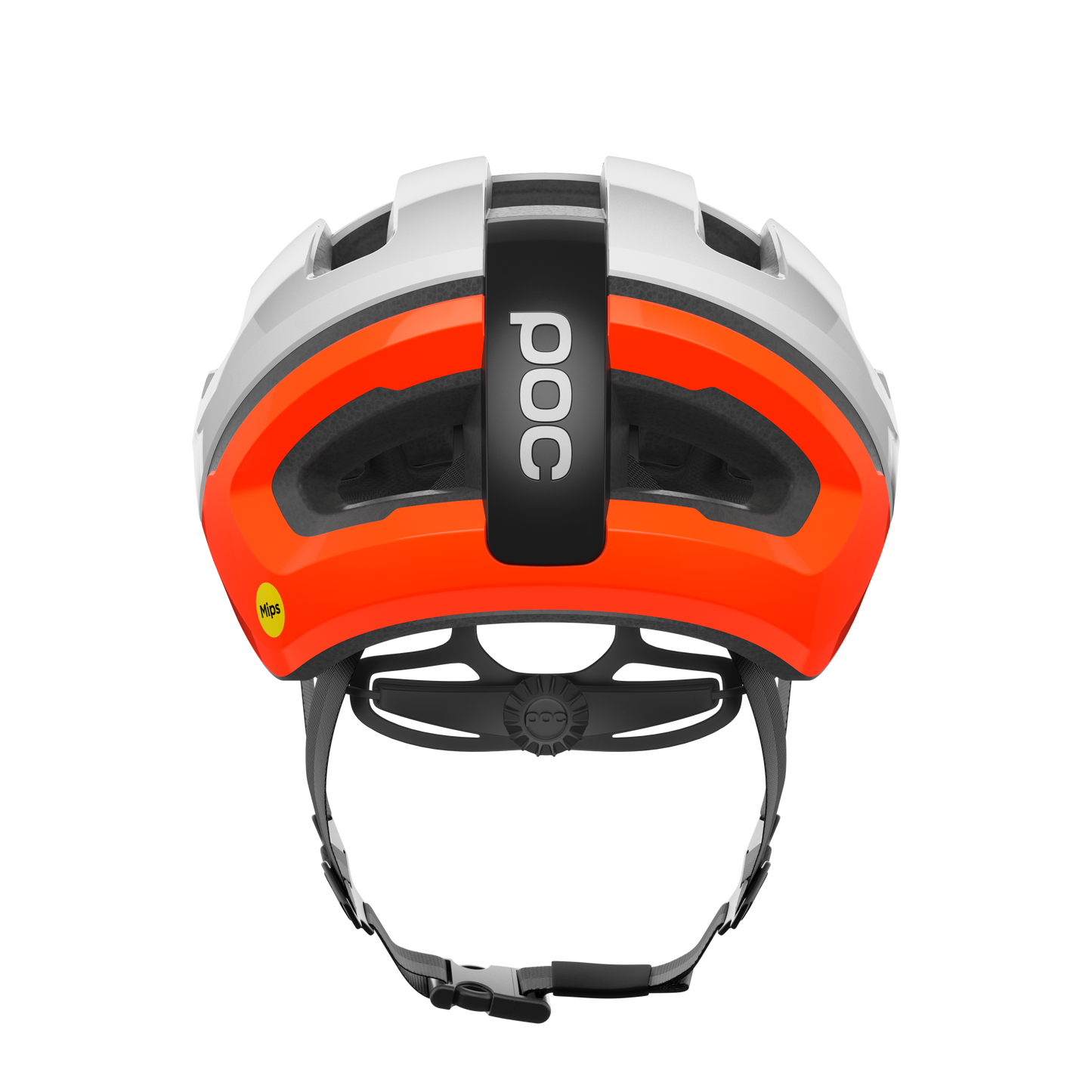 POC OMNE AIR MIPS Casco da strada Bianco/Arancione Fluo