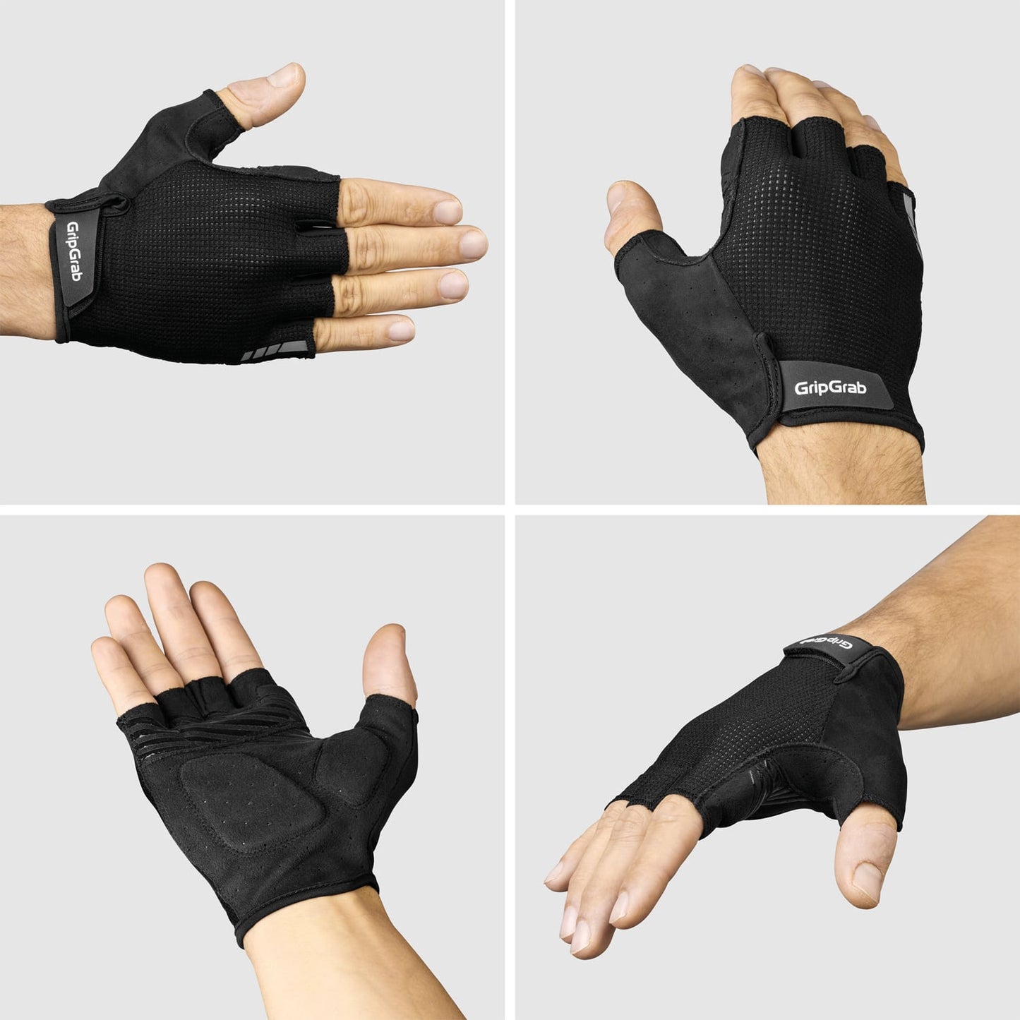 Guanti corti GRIPGRAB EXPLR RC MAX Nero