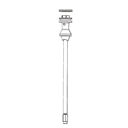 Kit asta pneumatica DEBONAIR ROCKSHOX 150 mm-27,5"/29" (38 mm) per DOMAIN B1+ (2022+) #11.4018.111.015