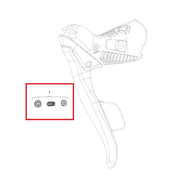 Kit molla SRAM per leva FORCE/RED E-TAP AXS (x1)