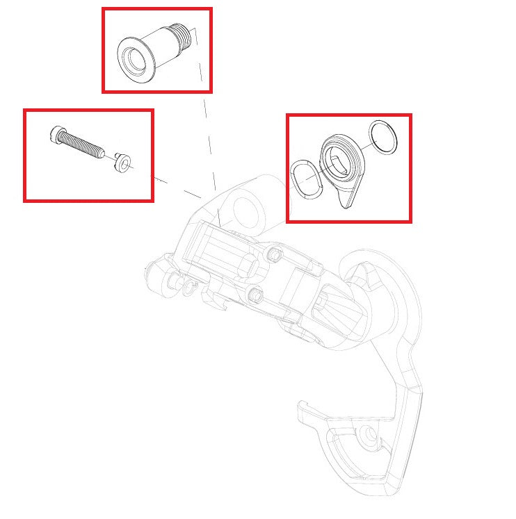 Vite di regolazione del deragliatore SRAM RED