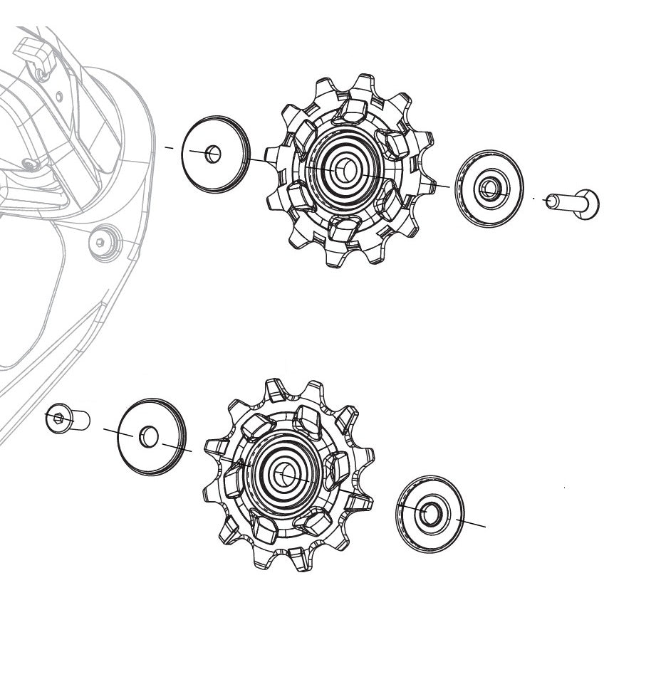 Mozzi del deragliatore SRAM FORCE AXS 12V