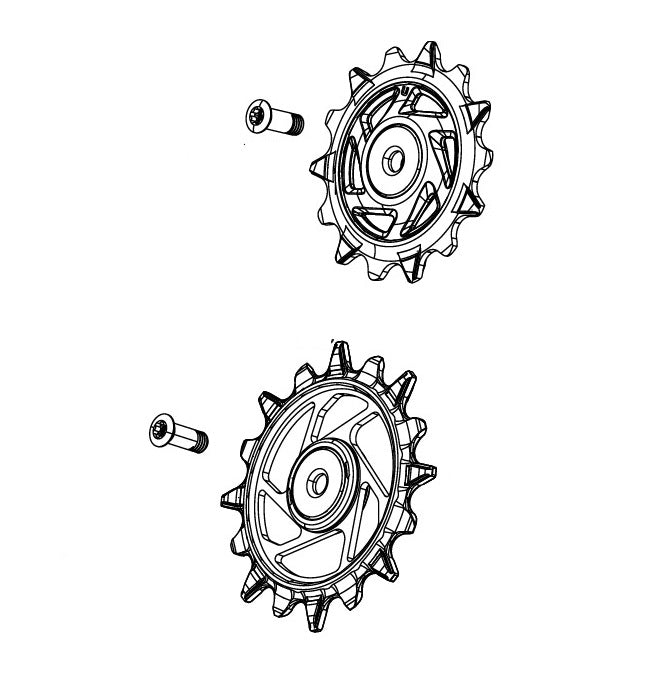 SRAM X0/GX T-TYPE EAGLE AXS / RIVAL XPLR E1 12 Velocità Gabbie per deragliatori posteriori