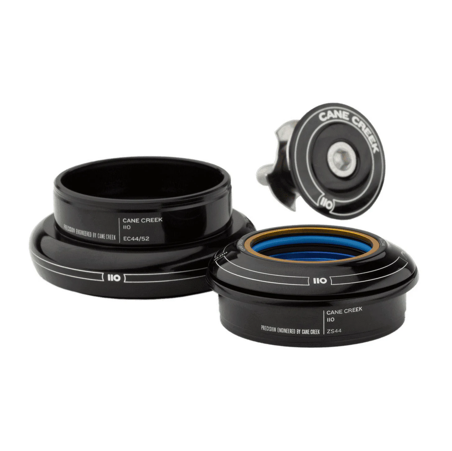 CANE CREEK 110 Cuffia 1 1/8", ZS44/28.6 | EC44/30, corta, nera