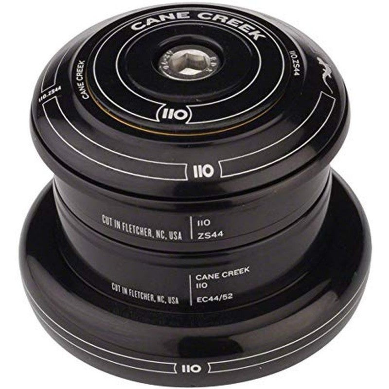 Cuffia CANE CREEK 110 Tapered , 1 1/8"-1.5", ZS44/28.6/H8 | EC44/40, corta, nera