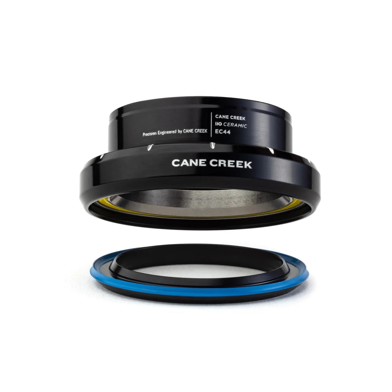 Cuffia CANE CREEK 110 Ceramic Tapered , 1 1/8"-1.5", ZS44/28.6/H8 | EC44/40/H12, nero/argento