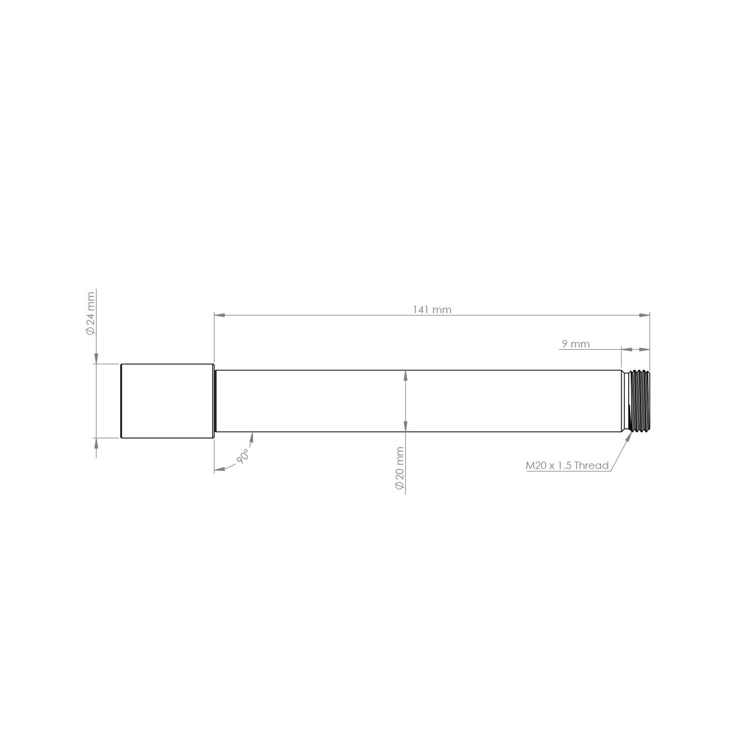 BURGTEC Assale ruota anteriore per forcella Öhlins DH38 Nero