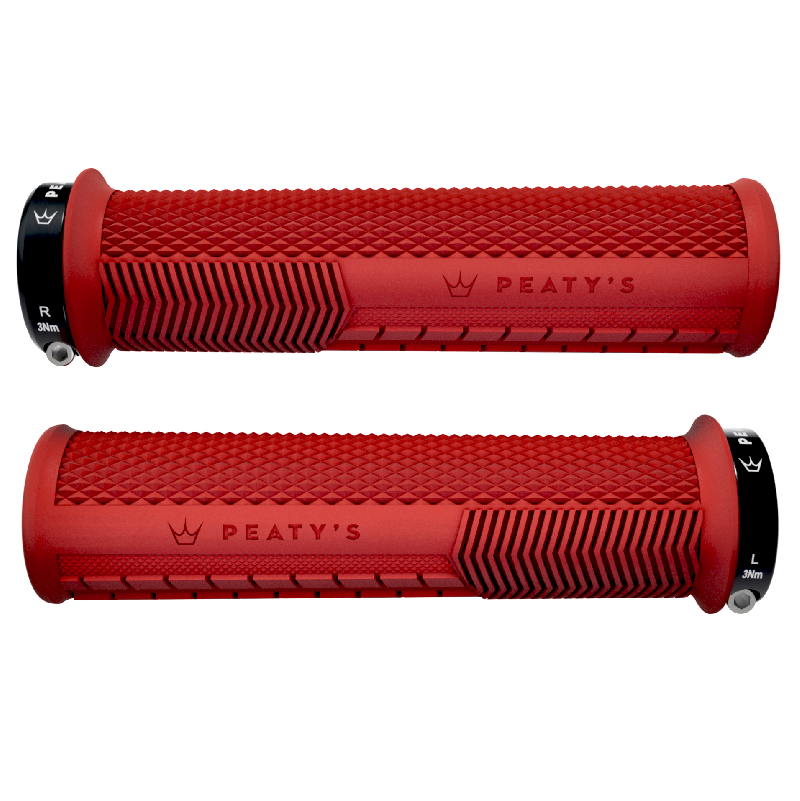 PEATY'S MONARCH KNURL Impugnature rosse