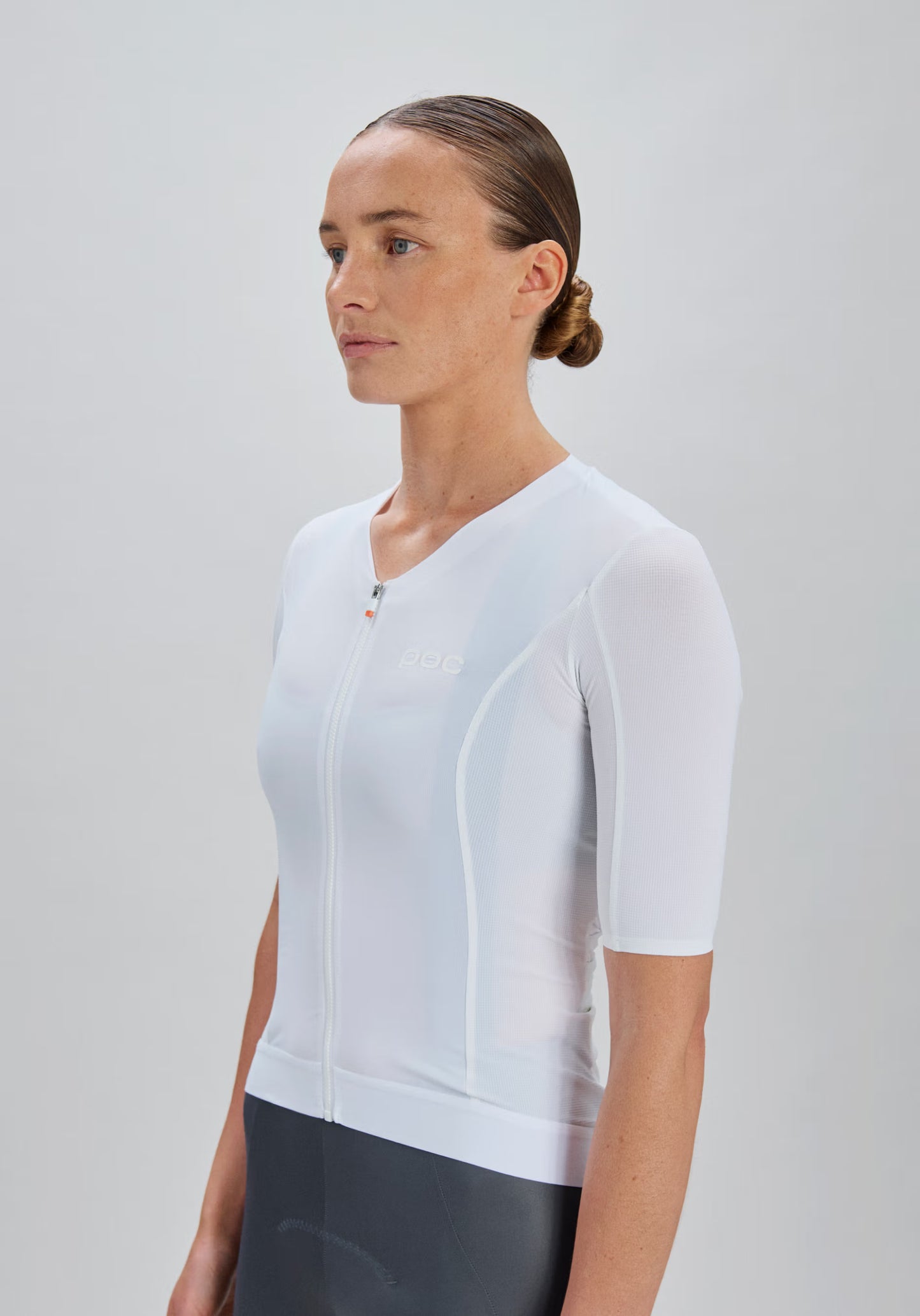 Maglia a maniche corte POC RACEDAY Donna Bianco