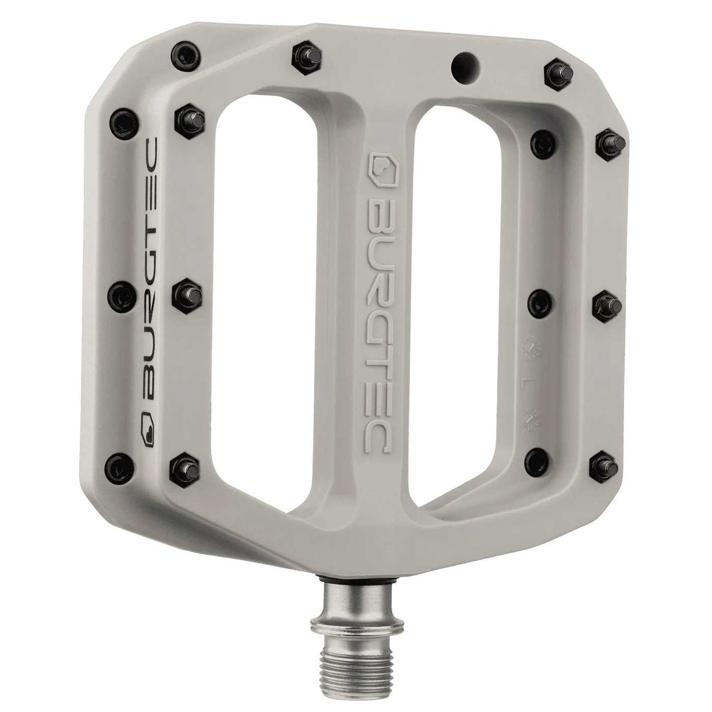 Pedali piatti BURGTEC MK4 Composite Nase Grey