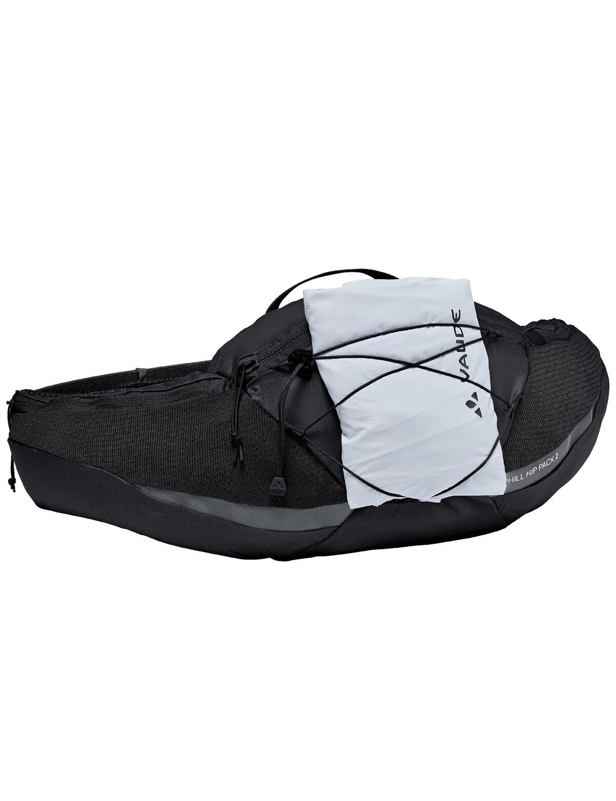 VAUDE UPHILL HIP PACK 2 L Borsa Banana Nero