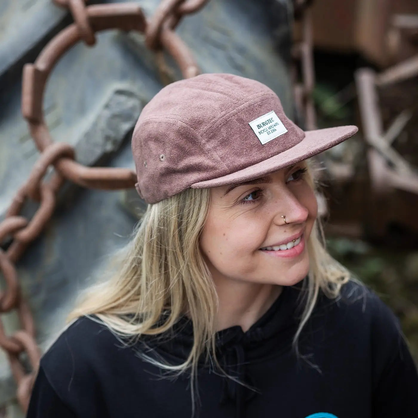 Cappellino BURGTEC ARCADE FIVE PANEL Marrone
