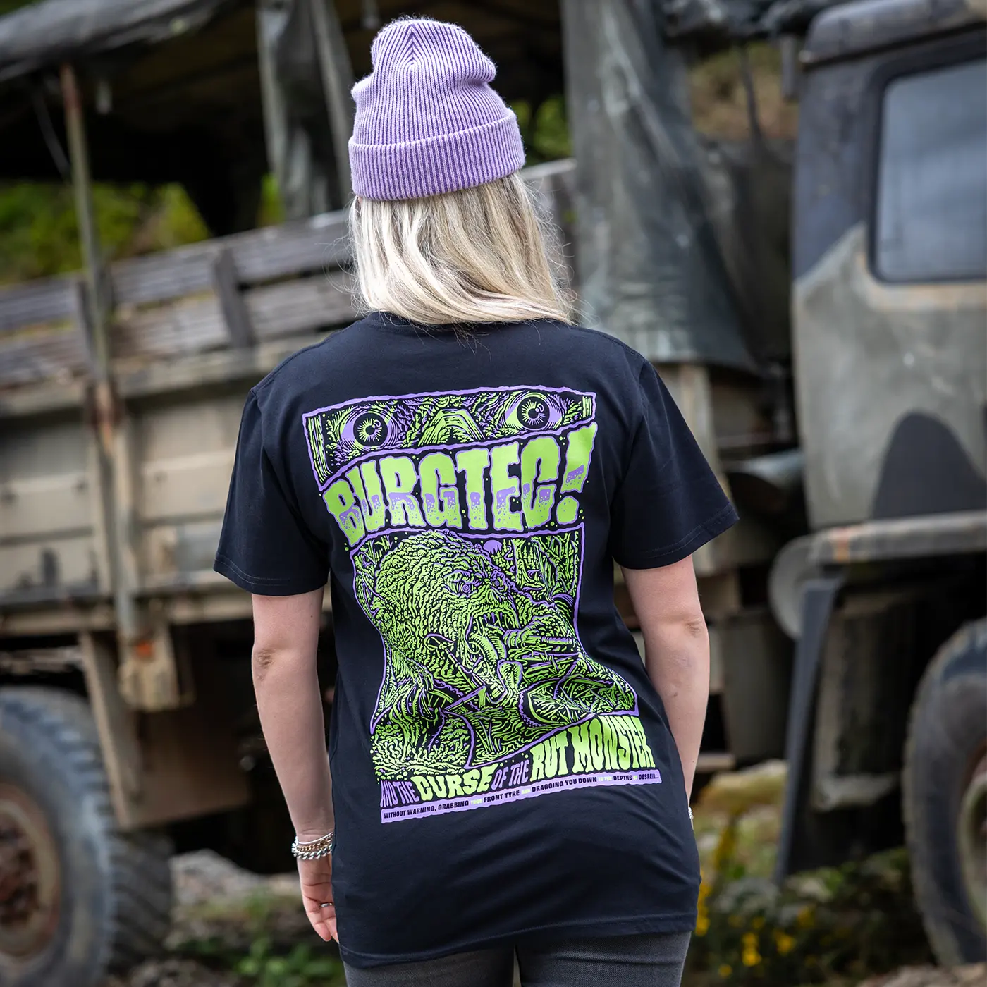 Maglietta BURGTEC RUT MONSTER nera