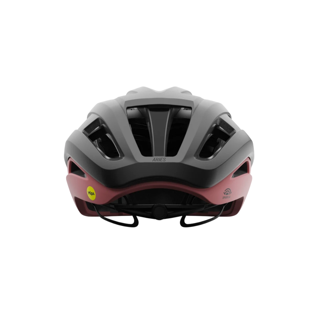 Casco da strada GRIO ARIES SPHERICAL Grigio/Roe