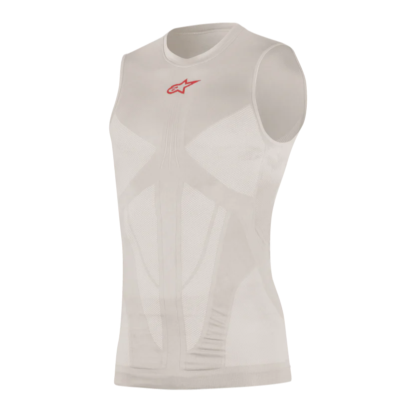 ALPINESTARS TECH TANK SUMMER Intimo senza maniche Grigio/Rosso
