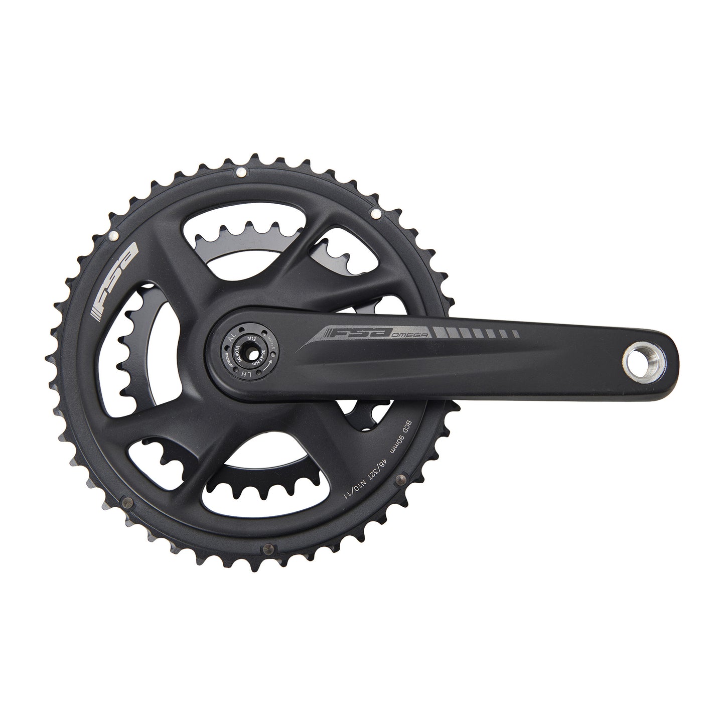 Guarnitura 10/11V FSA OMEGA ADVENTURE MEGAEXO Doppio Asse 19 mm Nera