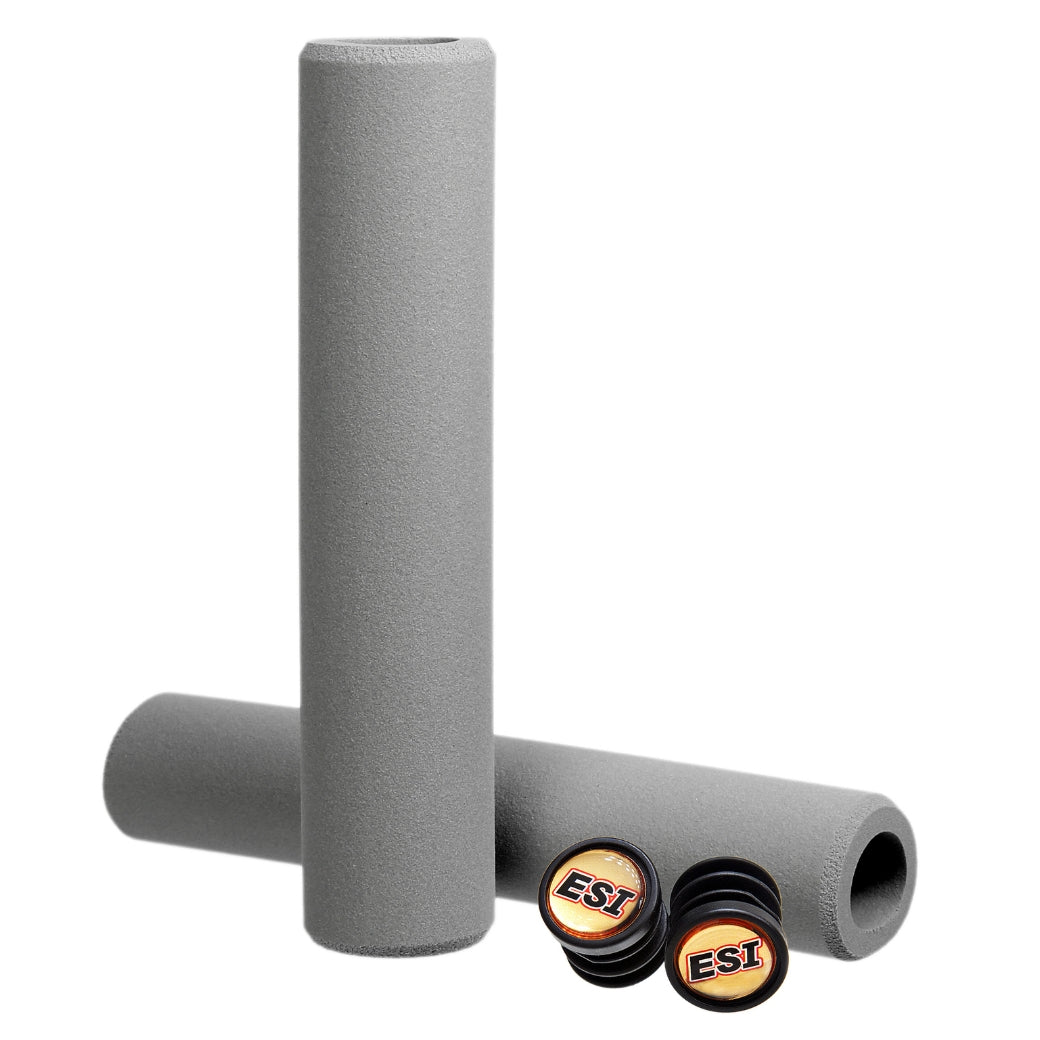 Manopole ESI RACER'S EDGE 130 mm grigie