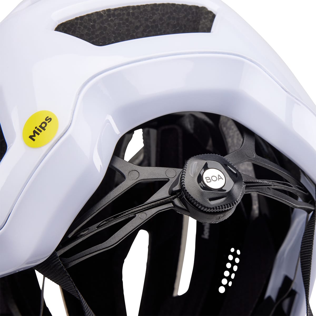 FOX CROSSFRAME PRO MIPS SOLIDS Casco MTB/GraVEL Bianco