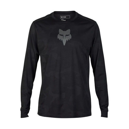 Maglia a maniche lunghe FOX RANGER TRU DRI Nera